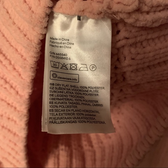 H&M pink Chenille knit sweater - Picture 4 of 9